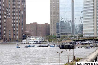 Una mujer murió en el accidente de helicóptero en Nueva York, mientras que los otros tripulantes fueron rescatados con vida