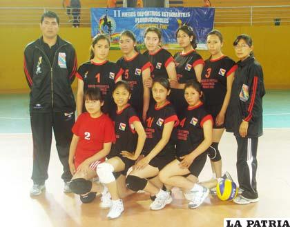 Jesús María en voleibol otro equipo orureño protagonista