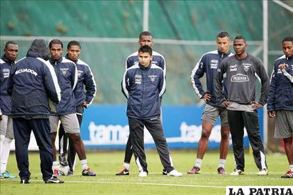 Jugadores de la selección de Ecuador