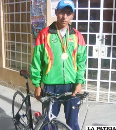 Basilio Ramos, ciclista orureño