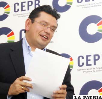Daniel Sánchez, presidente de la CEPB