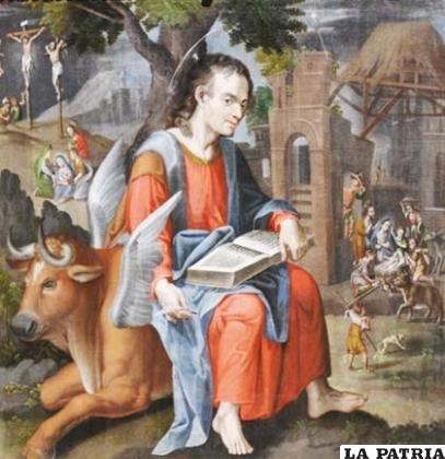 San Lucas, una obra de Melchor Pérez de Holguín