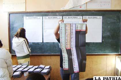 El registro de la votación tras las elecciones judiciales, en más de una ocasión, generó confusión entre los jurados