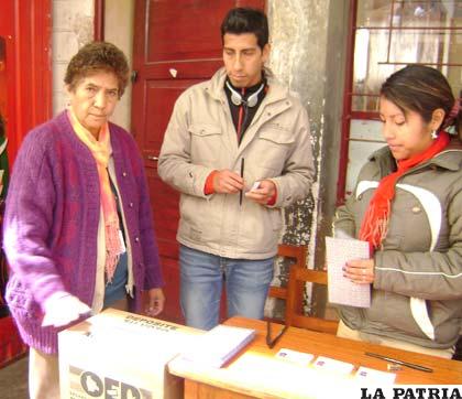 Clotilde Calancha, calificó el proceso electoral judicial como histórico