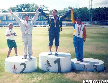 Hilaria Patzy ocupó el segundo lugar en el Sudamericano de Atletismo