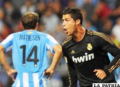 Cristiano Ronaldo volvió a marcar para el Real Madrid