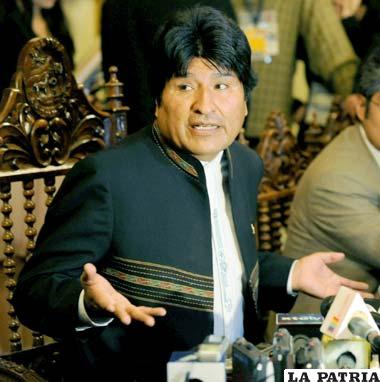 El presidente Evo Morales y su entorno sopesaron conflictos que tendrán alto precio político