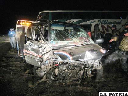 El vehículo “surubí” cuyo conductor protagonizó la múltiple colisión