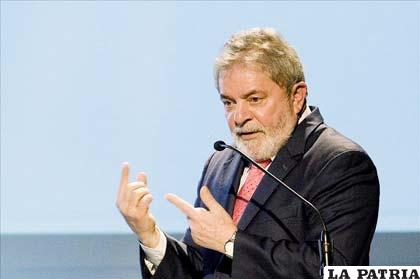 Ex presidente brasileño Luiz Inácio Lula da Silva, quien indicó que no le agradaba “hablar” con los periodistas