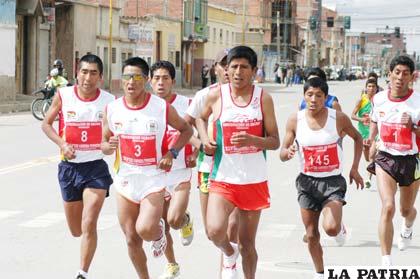 La competencia pedestre se correrá por las principales calles de Oruro 