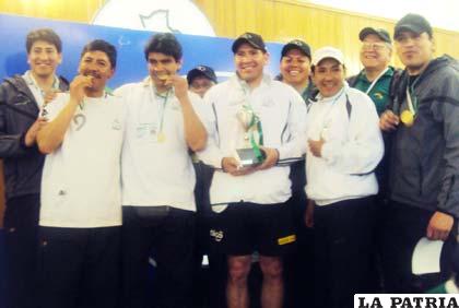 El equipo de basquetbol de Oruro que logró la medalla de oro 