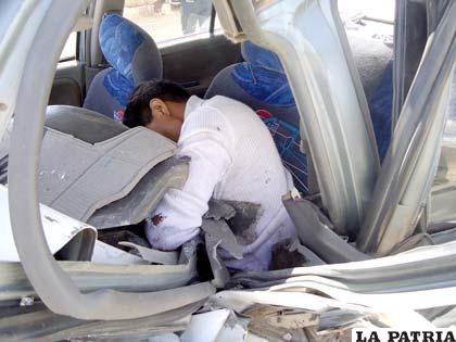 El conductor falleció casi instantáneamente