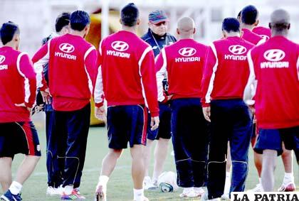 La selección peruana entrena en Cusco (foto: APG)