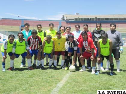 El equipo de fútbol de los filiados al CPDO 