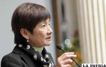 Yoriko Kasukawa se despidió de Bolivia al concluir su mandato /noticiasfides.com