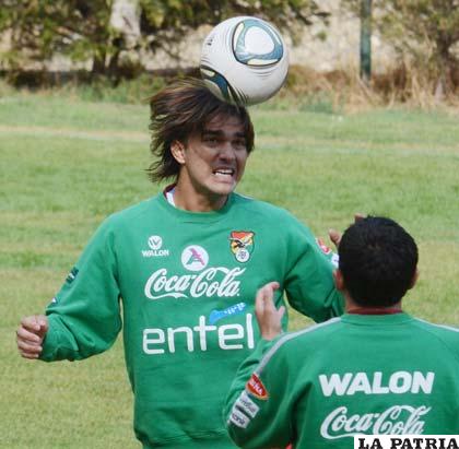 Marcelo Martins se incorporó a los entrenamientos de la Selección (foto: APG)