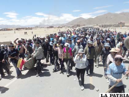 Aproximadamente 500 personas se movilizaron