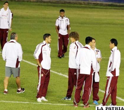 Entrenamiento de la selección venezolana (foto: noticias24.com)
