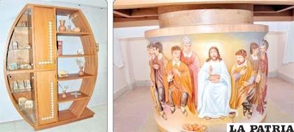 Elegantes muebles son expuestos en el Museo Sacro del Santuario del Socavón