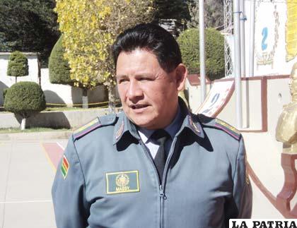 Comandante de la Segunda División de Ejército, general Juan Carlos Massy