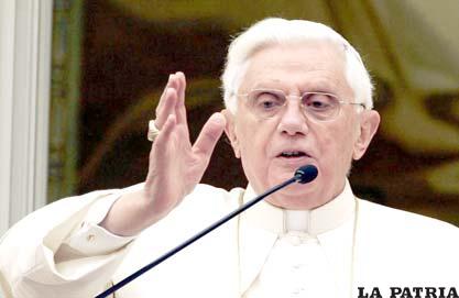 El Papa Benedicto XVI asegura que muchos creyentes no saben lo que es el credo /mundovision.com.do