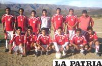 Jugadores del equipo de Atlético Tunari
