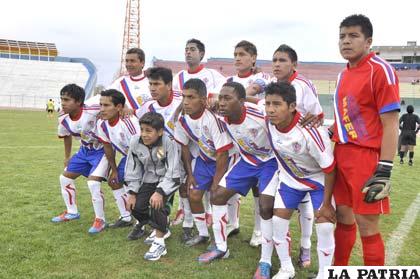 Jugadores del cuadro de Deportivo Sabaya