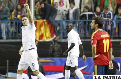 España no pudo de local al empatar con Francia (foto: lainformacion.com)