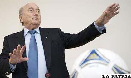 Josep Blatter presidente de la FIFA (foto: elheraldo.com)