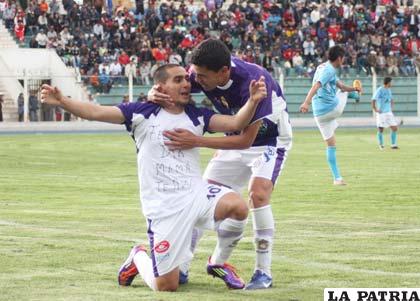 Alexis Bravo anotó el gol de la victoria para Real Potosí (foto: APG)