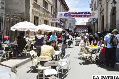 La campaña se cerró con una kermesse donde participaron los hinchas de San José 