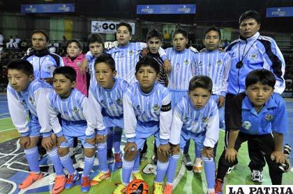 Integrantes de la selección de Oruro 
