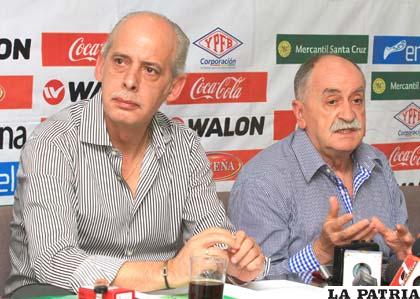 Carlos Chávez y Xavier Azkargorta explican detalles del torneo (foto: AFKA)
