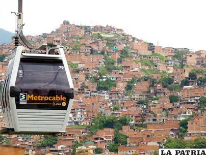 Vista de la ciudad colombiana de Medellín