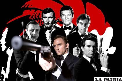 Compilación de todos los actores que personificaron a James Bond