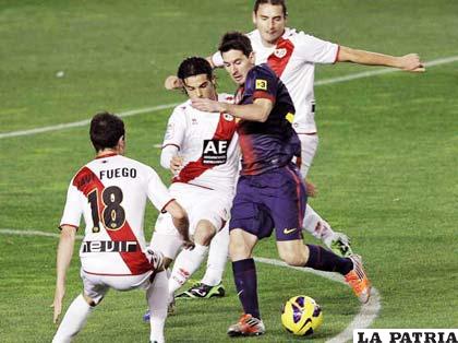 Lionel Messi hizo doblete en este partido (foto: ole.com)