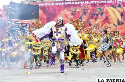 El Carnaval de Oruro ahora ostenta un título internacional más (Archivo)