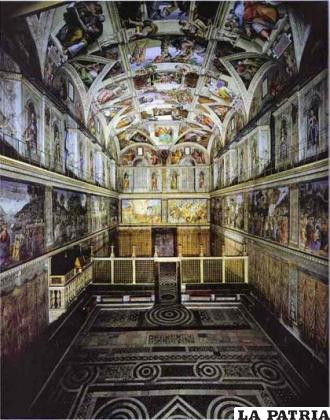 Frescos de la Capilla Sixtina en Roma