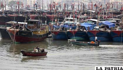 Más de 1.800 barcos pesqueros han tenido que quedarse en puerto