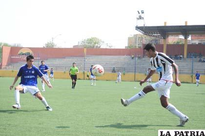 Del partido en el cual García Ágreda sometió a Oruro Royal 3-0