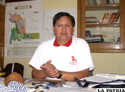 Moisés Torres Chivé, alcalde de la ciudad de Sucre