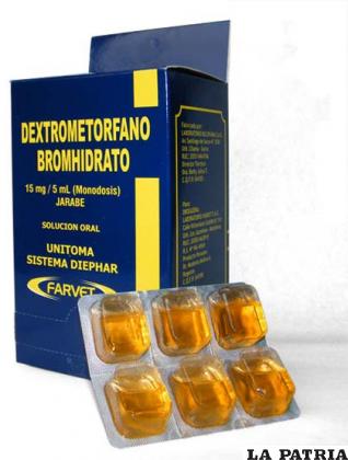 Prohíben la venta del jarabe Dextrometorfano Bromhidrato en el país