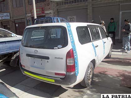 El vehículo Toyota Probox