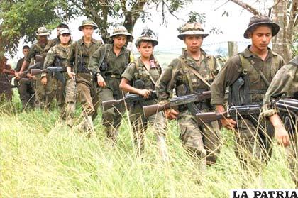 Integrantes de las Fuerzas Armadas Revolucionarias de Colombia