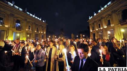 Rezan en Italia por los emigrantes fallecidos