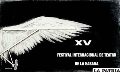 Afiche del XV Festival de Teatro Internacional de La Habana