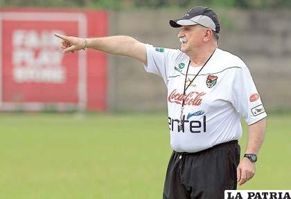 Xavier Azkargorta, entrenador de la selección boliviana