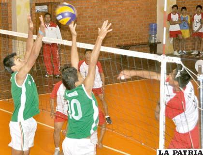 Una acción del partido en el cual venció Beni a Tarija