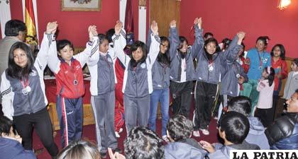 Deportistas que lograron medallas en la rama femenina 