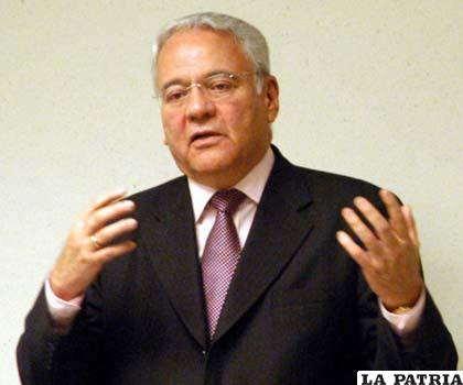 Expresidente boliviano Gonzalo Sánchez de Lozada